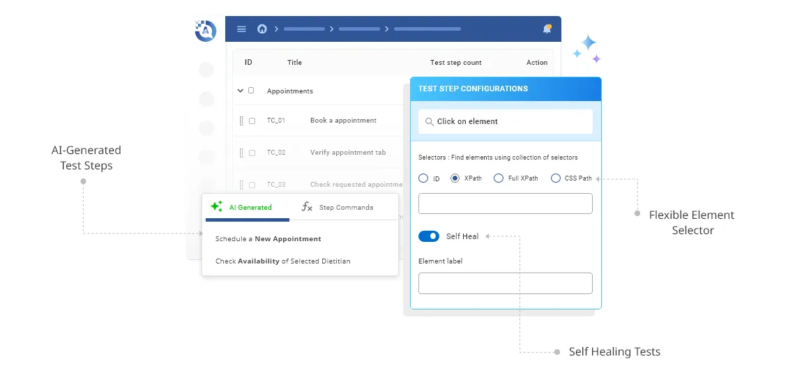 Auto-heal Self-Healing Mechanism for Robust Test Automation for Compare with QAWolf